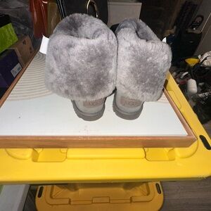 UGG Fluffy Gray Boots
